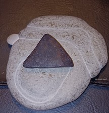 43 CT. Black Basalt Matrix