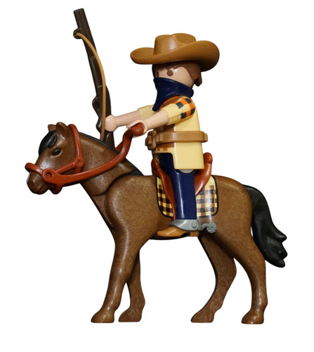 Playmobil cowboy mit gewehr - cowboy,