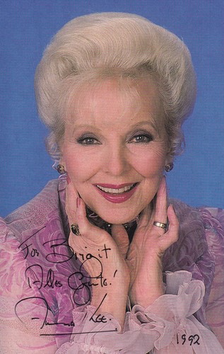 Anna lee originalautogramm - anna,
