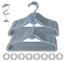 Kinder kleiderbügel Samt Mit clip + Trennwände Platzsparend Baby bügel Schmal