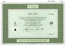 Thüga AG 1986 München Gotha