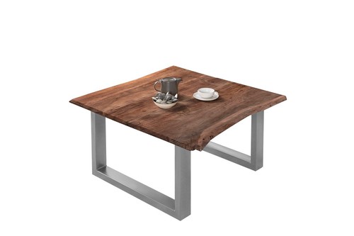 Couchtisch baumkante massiv - couchtisch,