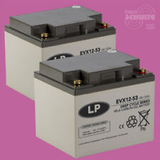 Akku-Satz 2 St. 12V 53Ah statt 50Ah AGM-Gel Batterien für Meyra Cityliner 312