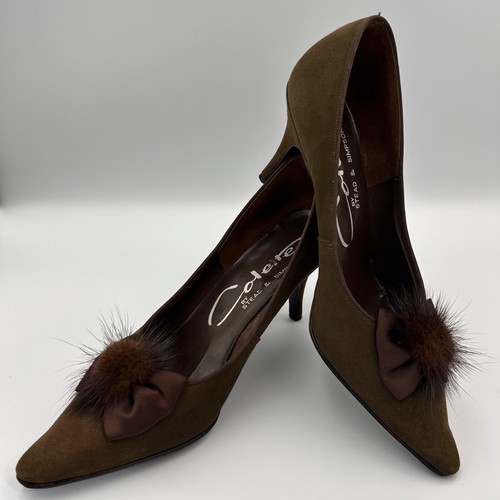 Vintage braune wildleder - vintage,
