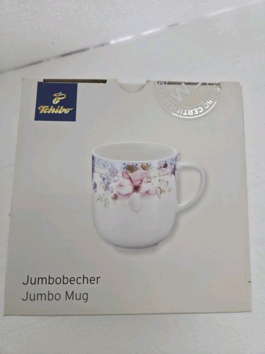 Tchibo jumbobecher blumen - jumbobecher, "blumen"