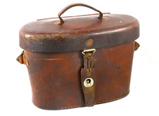 antiker Leder Köcher / Tasche