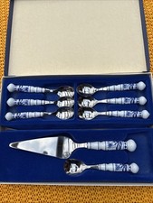 Besteck DDR Modell 700 Zwiebelmuster Porzellangriffe