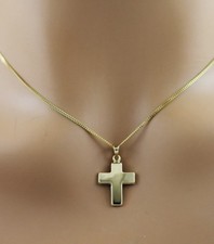 Kreuz Anhänger GOLD GELBGOLD