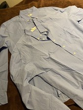 2 karierte, lange Hemden, Gr