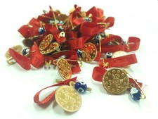 100 Nazar Stecknadel Tugra Rot