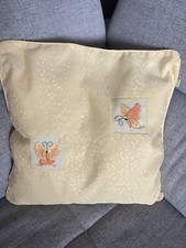 Deko Kissenbezug in Gelb von *Domo Vista* -Schmetterlinge  45x45cm   !!