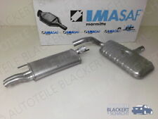 Imasaf Auspuff Set Mitteltopf + Endtopf für VW Golf 3 III 2.8 VR6 1992-1997