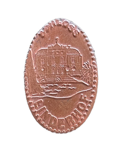 Elongated coin quetschmünze - coin,