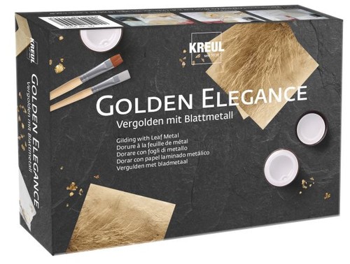 Kreul golden elegance set - golden,