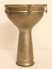 Antique Vintage Embossed Brass