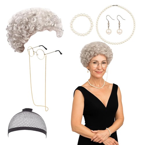 Oma kostüm 7teiliges - oma, set