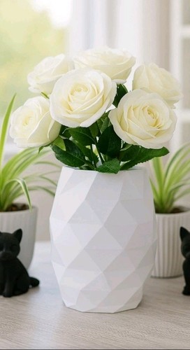 Gedruckte deko vase - 3d-gedruckte, –