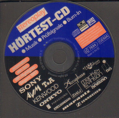 Stereoplay hörtest - stereoplay, hÖrtest-cd-