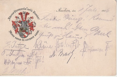 Studentika 1906 turnerschaft - 1906,