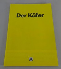 Prospekt / Broschüre VW Mexiko Käfer 1200 L Stand 08/1983