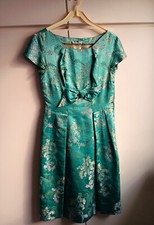 Brokatkleid Vintage v. 1960 - Gr 38 Farbe grün - sehr guter Zustand