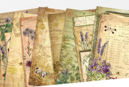 Scrapbook papier basteln - 8,