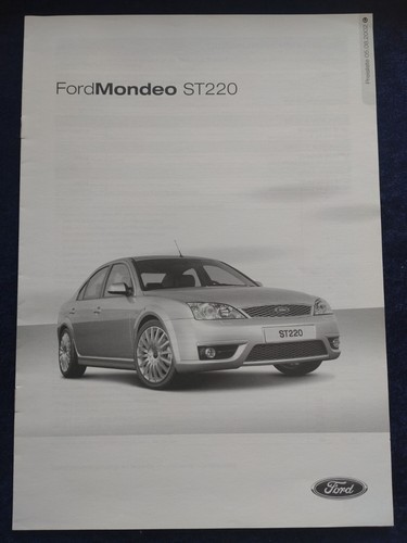 Ford mondeo st220 preisliste - ford,