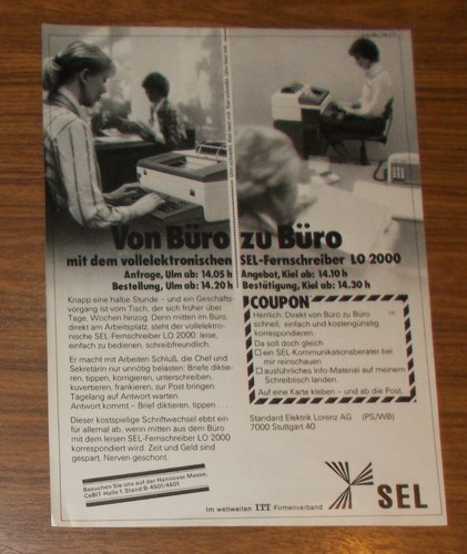 Seltene werbung sel - sel, 2000