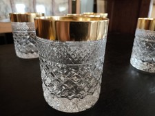 5 Whiskybecher Kristall