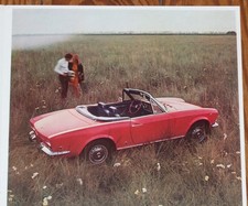 1969 Fiat 124 Spider Coupé US Prospekt brochure n 125 128 850 500