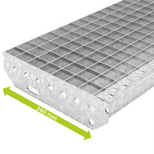 Gitterroststufe Metall