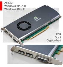 DUAL HEAD NVIDIA QUADRO FX3800 0X9YDW 1024 MB PCI-E x16 2x DISPLAYPORT DVI V192