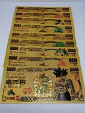 Dragonball 9x vergoldete
