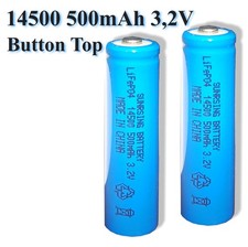 2x IFR 14500 500 mAh 3,2 V