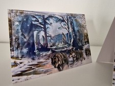 Weihnachtskarte Schottland