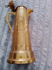 Messing Krug Vintage Antikca 35 cm Hoch Dicht Eventuell Alter Weinkrug