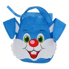 Kinder Schokolade Tasche Tragetasche Osterhase Blau Jungen Filz Handtasche