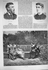 Original alter antiker Druck