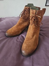 Damen-Stiefelette "FELMINI", braun/cognac, Größe 41, Echtleder, Kaum getragen