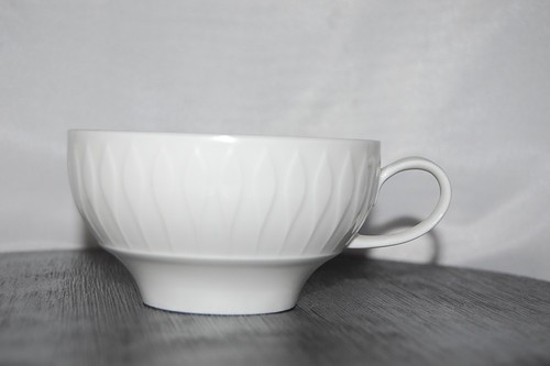 Teetasse lanzette weiss weiß - weiss,