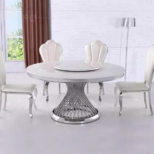 Esstisch Runder Tisch Silber