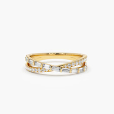 Damen Diamant Ring 585 Gold
