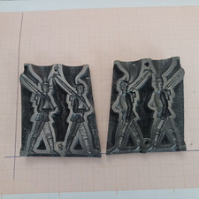 1 Zinngießform - 2 x  große im Marsch No. 5