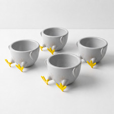 Eierbecher kükenoptik - 4x,