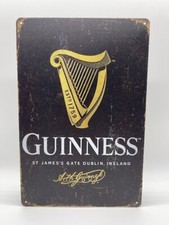 Blechschild Guinness 20x30cm Nostalgie Retro Reklame Vintage Deko Geschenk Bier