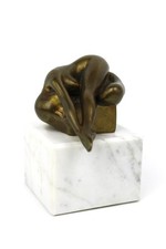 Bronze Skulptur, Maximilian Delius, Frauenakt, Signiert, 18/100