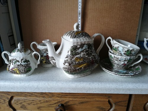 Vintage porzellan teekanne - porzellan,