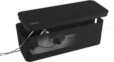 LogiLink Kabelbox Groß | 407x157x133,5mm | Schwarz