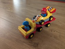 Playmobil 123 Rennauto mit Abschlepper