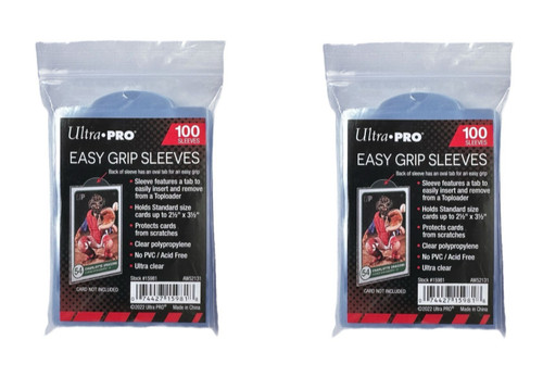 Ultra pro easy grip sleeves - pro, 2x